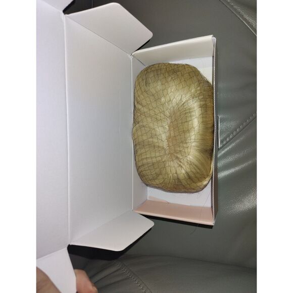 NIB 100% Human Hair Topper Blonde W/ Bangs Clip Women Hair Pieces Barbie - Picture 5 of 7